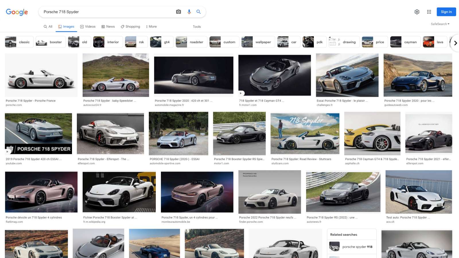 Search Results for Spyder